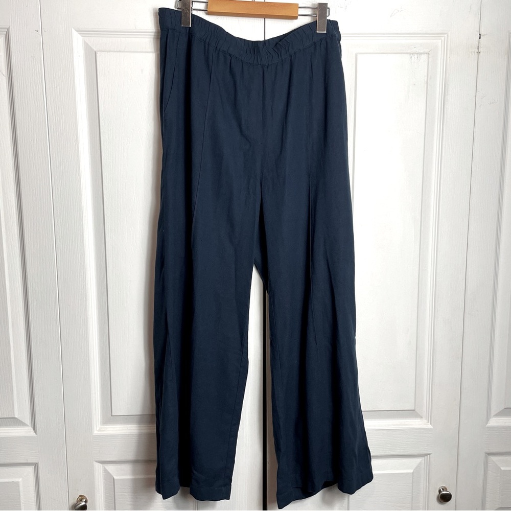 ULLA POPKEN Linen/Viscose Chic Casual Pants  NEVER WORN - Picture 3 of 13